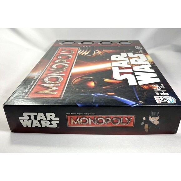 Star Wars Monopoly Board Game Hasbro Parker Brothers B0324 Complete - Picture 7 of 16